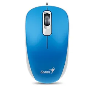 Genius Mysz DX-110, 1000DPI, optyczna, 3kl., przewodowa USB, niebieska, standardowy, uniwersalny